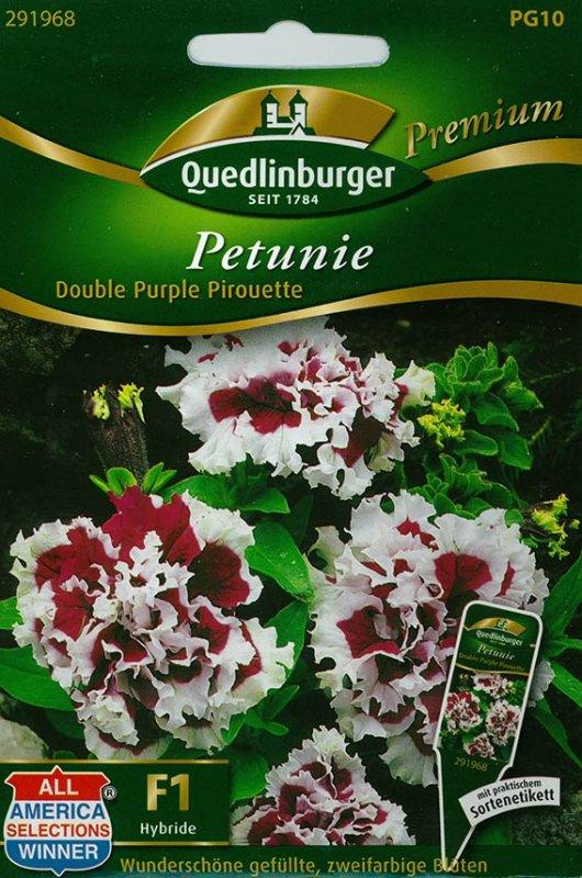Foto Petunie 'Double Purple Pirouette'- Petunia hybrida - Samen foto 781164