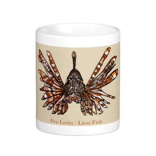 Foto Pez León/Lionfish Taza foto 595126