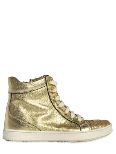Foto philipp plein petite tenis high top de piel foto 542658
