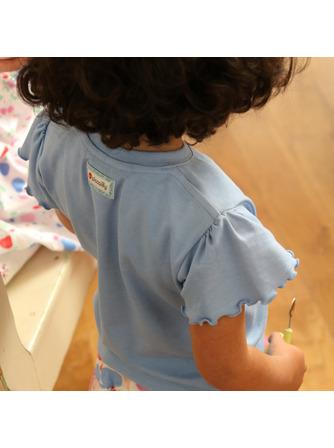 Foto Piccalilly 'Welly' Applique T-Shirt (Festival Blue)