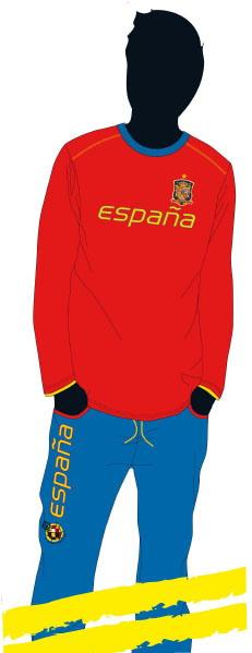Foto Pijama manga larga seleccion española talla m foto 188575