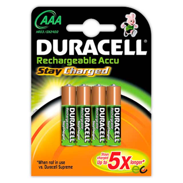 Foto Pila Recargable Duracell Lr03 B4
