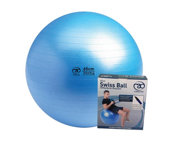 Foto PILATES-MAD 300KG Swiss Ball with Pump and DVD foto 847264