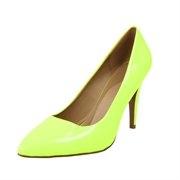 Foto PIMKIE Zapatos de tacón de punta fina amarillo flúor