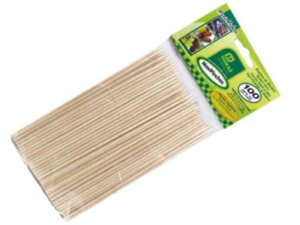 Foto Pinchos Madera 15cm 100 Unidades (12)