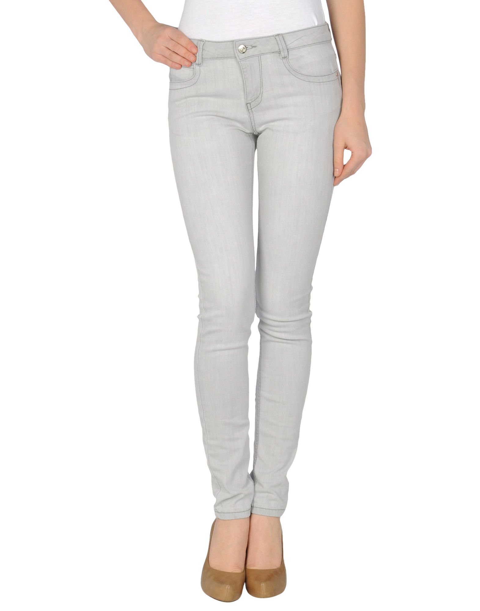 Foto Pinko Grey Pantalones Vaqueros Mujer Gris perla foto 898051
