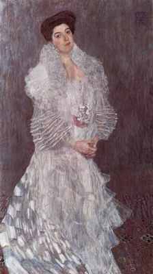 Foto Pintura: Gustav Klimt - Retrato de Hermine Gallia - cuadro 3588 foto 145537