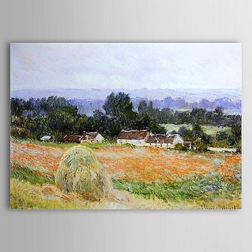Foto Pintura al óleo famosa del Haystack de Claude Monet foto 923499