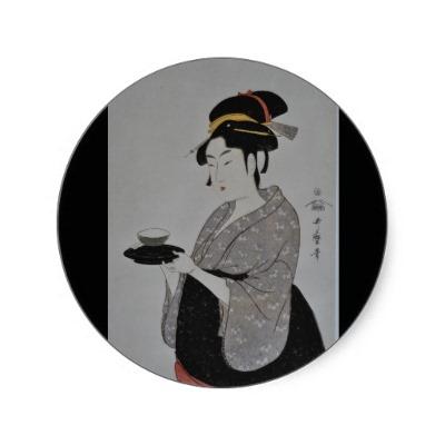 Foto Pintura japonesa antigua circa 1793 Etiquetas foto 290015