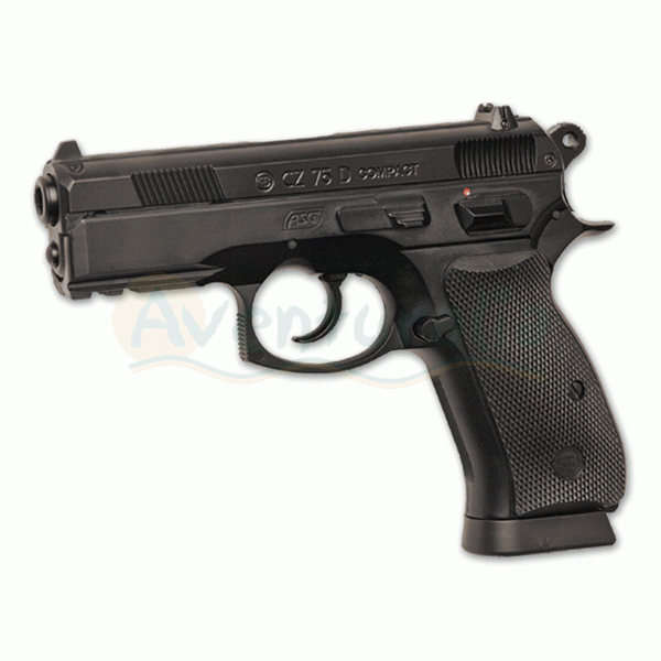 Foto Pistola ASG de CO2 Ceska Zbrojovka modelo CZ 75D de color negra foto 498992