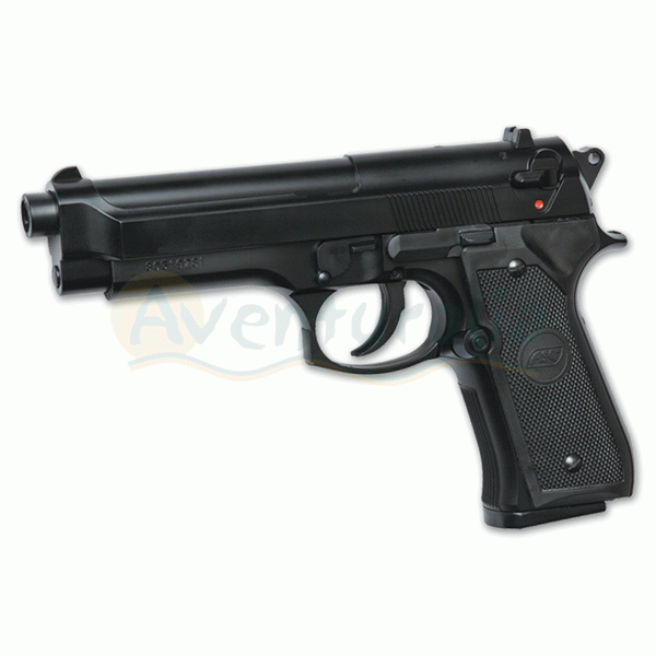 Foto Pistola ASG de muelle de airsoft modelo M92 FS Polímero Calibre 6 mm. A14097 foto 564433