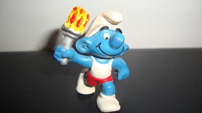 Foto Pitufo Smurf Vintage Olympic Games 80's Peyo foto 871349