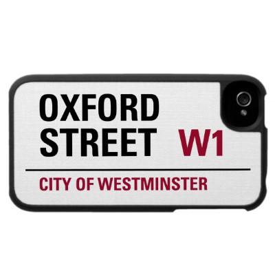 Foto Placa de calle de Oxford Iphone 4 Carcasas foto 45612