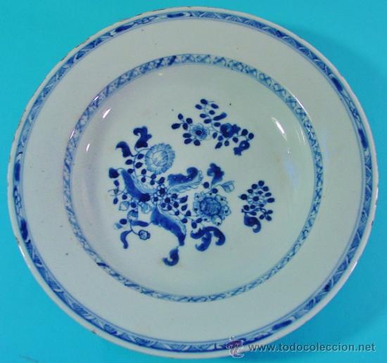 Foto plato en porcelana decorada china, compañía de indias siglo xvi foto 190526