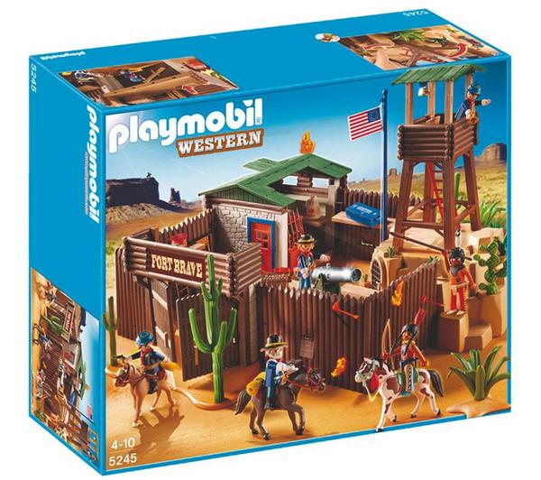 Foto Playmobil 5245 - fuerte del oeste + 5250 - escondite de los bandidos