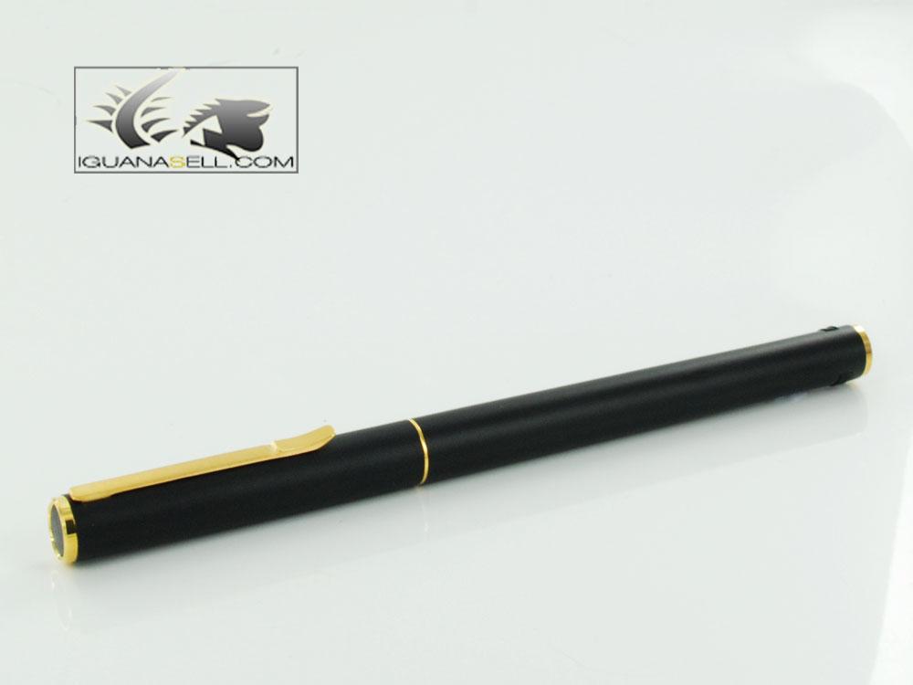 Foto Pluma Estilográfica Aurora Hastil 1970 Laca Negra y oro