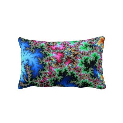 Foto Plumas abstractas del pavo real - arte colorido de Cojin foto 374325