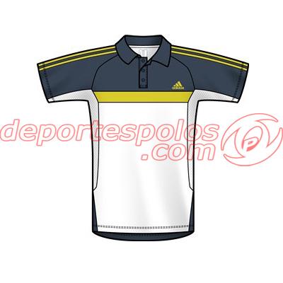 Foto Polo/ADIDAS:M Padel Polo S BLANCO/AZULSUB foto 313944