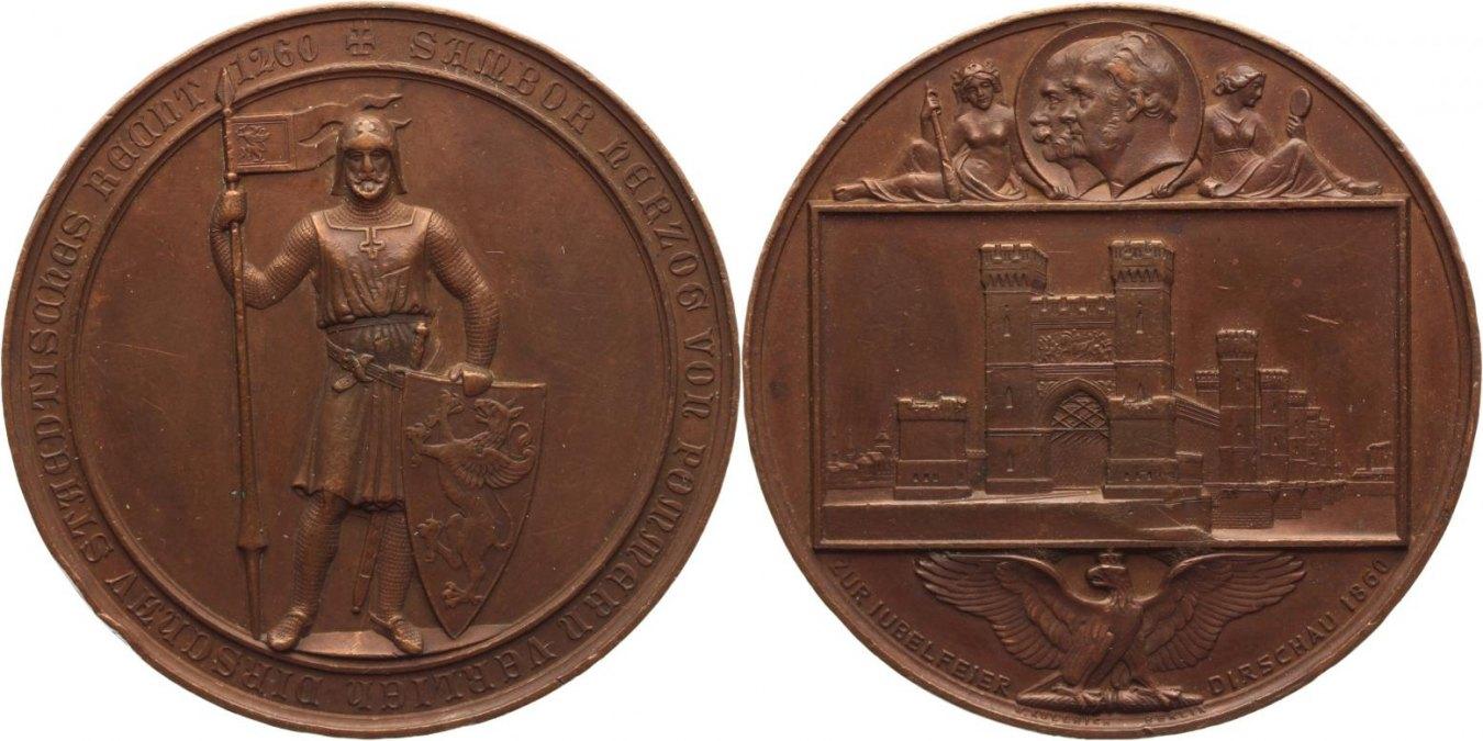 Foto Pommern-Dirschau Bronzemedaille 1860 foto 539999