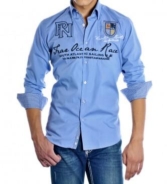 Foto Pontto. Camisa Modern Times azul