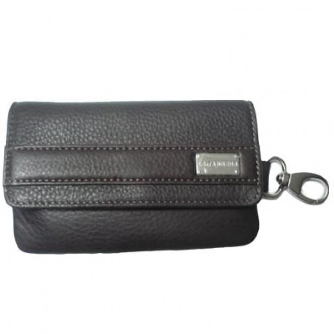 Foto porta llaves y monedas victor de cuero le tanneur