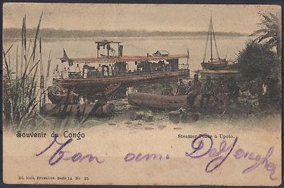 Foto Postal Africa, Souvenir Du Congo Belge, 1909 Postcard foto 900776