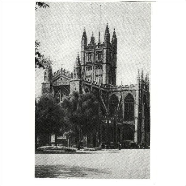 Foto Postcard bath the abbey & orange grove 1950 somerset