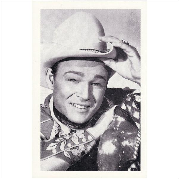 Foto Postcard hollywood western film actor roy rogers nostalgia republic star