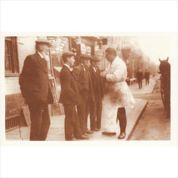 Foto Postcard michaelmas hiring fair high wycombe 1912 nostalgia butcher interview