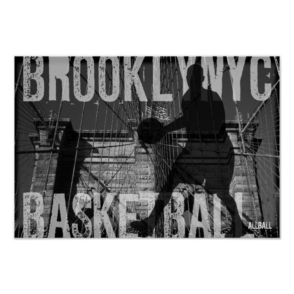 Foto Poster del baloncesto de Brooklyn NYC foto 957674