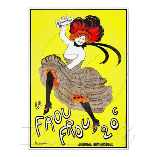 Foto Poster del diario de Vintage Le Frou Frou foto 653017