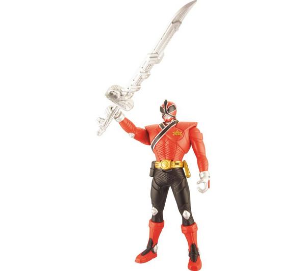 Foto Power Rangers - Figura auto-transformable 16 cm rojo