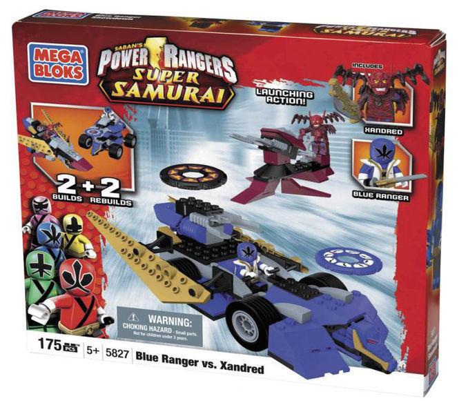 Foto Power Rangers Samurai Mega Bloks Kit De ConstruccióN Blue Ranger Vs. X foto 39126
