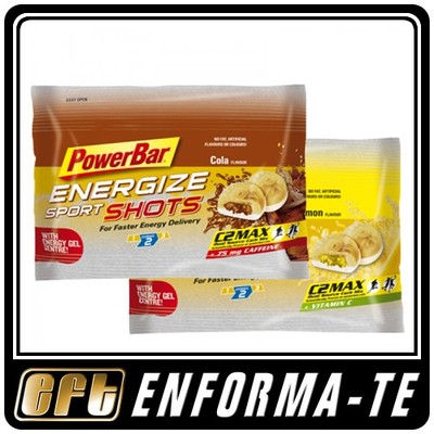 Foto Powerbar Energize Sport Shots 16 X 60g Limón (26,97€/kg) foto 289740