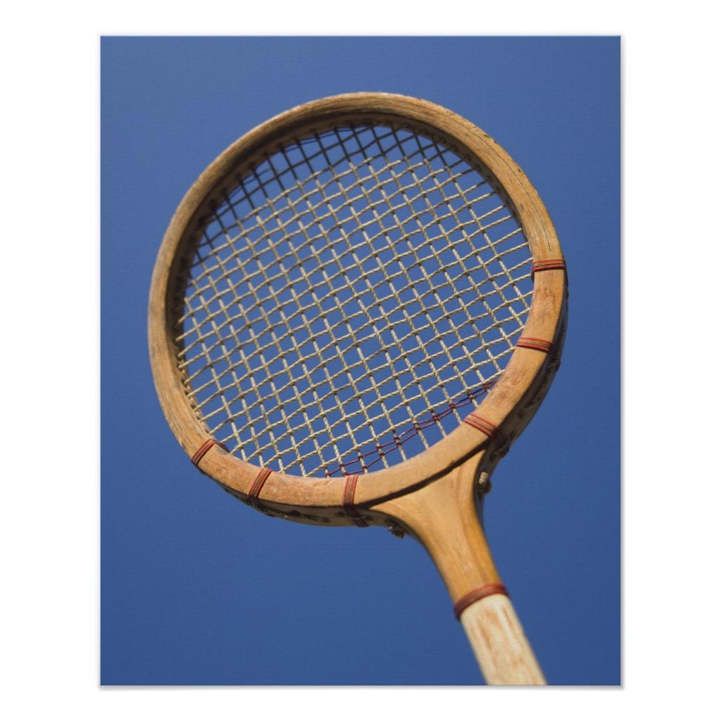 Foto Primer de una estafa de tenis antigua Posters foto 746761