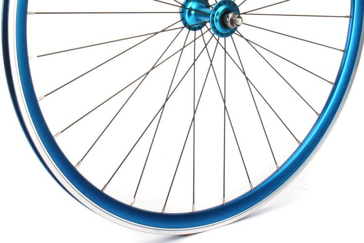 Foto Projekt Fixie - Colored Fixed Gear Track Wheels Wheelset Rims 700c Blue foto 10044