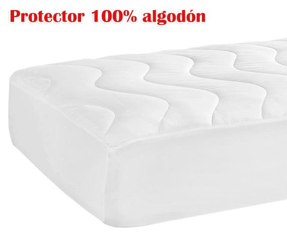 Foto Protector colchón 100% algodón de Pikolin - 150x190 cm foto 595195