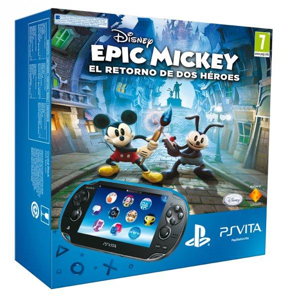 Foto Ps Vita Consola + Epic Mickey 2 - PS Vita