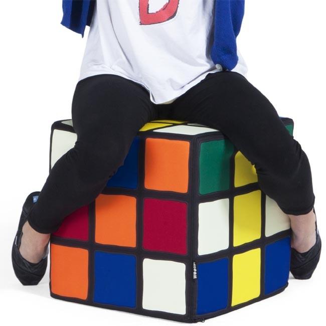 Foto Puf cubo de Rubik