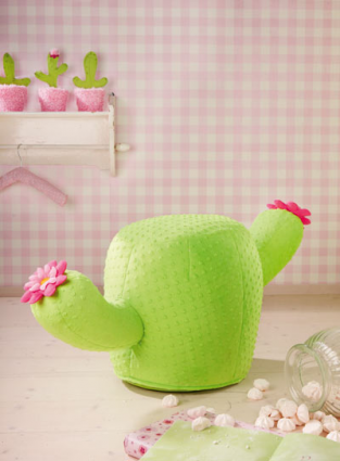 Foto Puff infantil Cactus de Haba