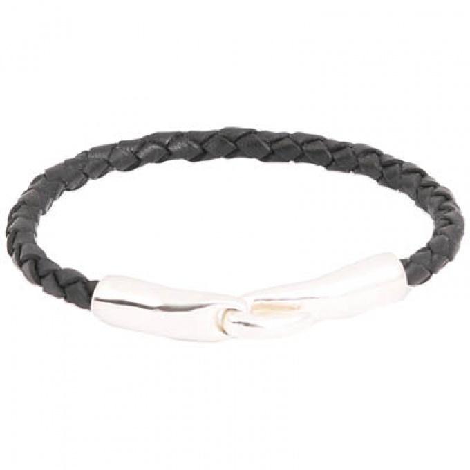 Foto pulsera para hombre cuero trenzado alegria creations