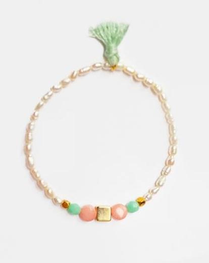 Foto Pulsera perlas de río alsacia
