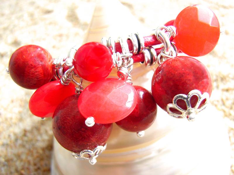 Foto Pulsera Taurere Coral.
