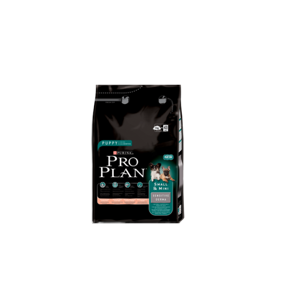 Foto Purina pro plan cachorro small & mini sensitive derma Pack 2 x 3 kg