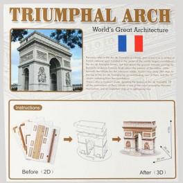 Foto Puzzle 3D Arco del Triunfo Paris