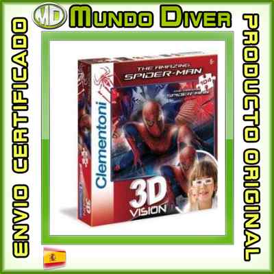 Foto Puzzle 3d Vision (104 Piezas) - Spiderman - Nuevo - Clementoni Ref. 20050 Araña foto 890132