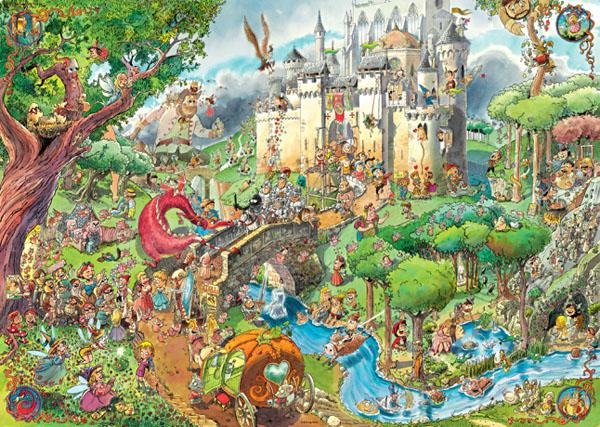Foto Puzzle Heye De 1500 Piezas Cuentos De Hadas