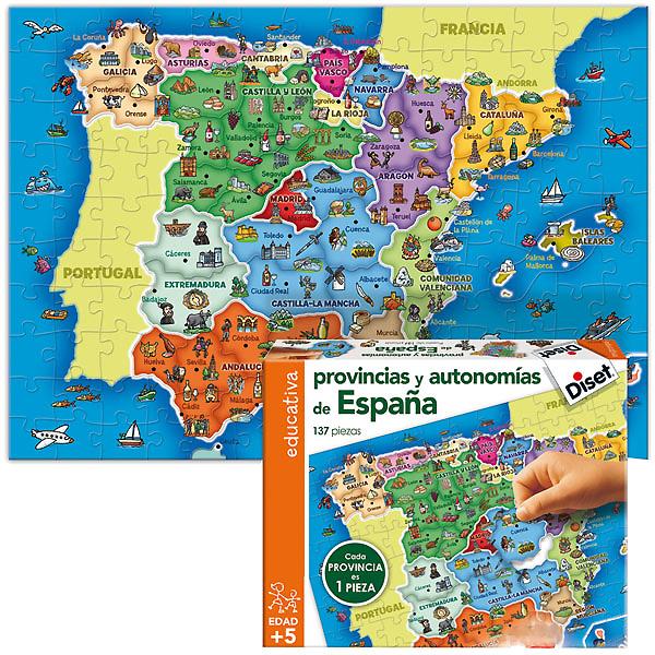 Foto Puzzle Provincias y Autonomías de España Diset foto 563311