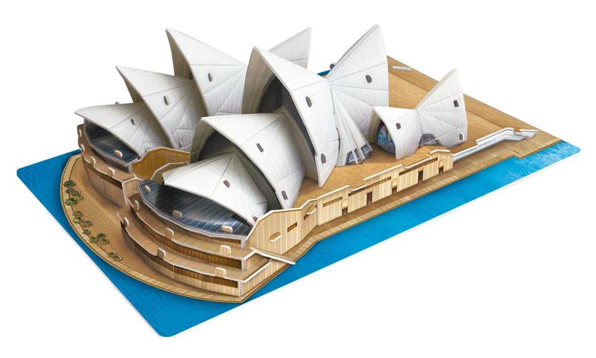 Foto Puzzle Scholas 3d 47 Piezas Sydney Opera House