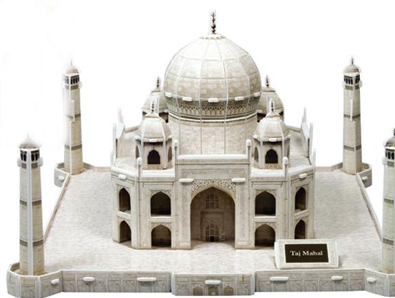 Foto Puzzle Scholas 3d 63 Piezas Taj Mahal